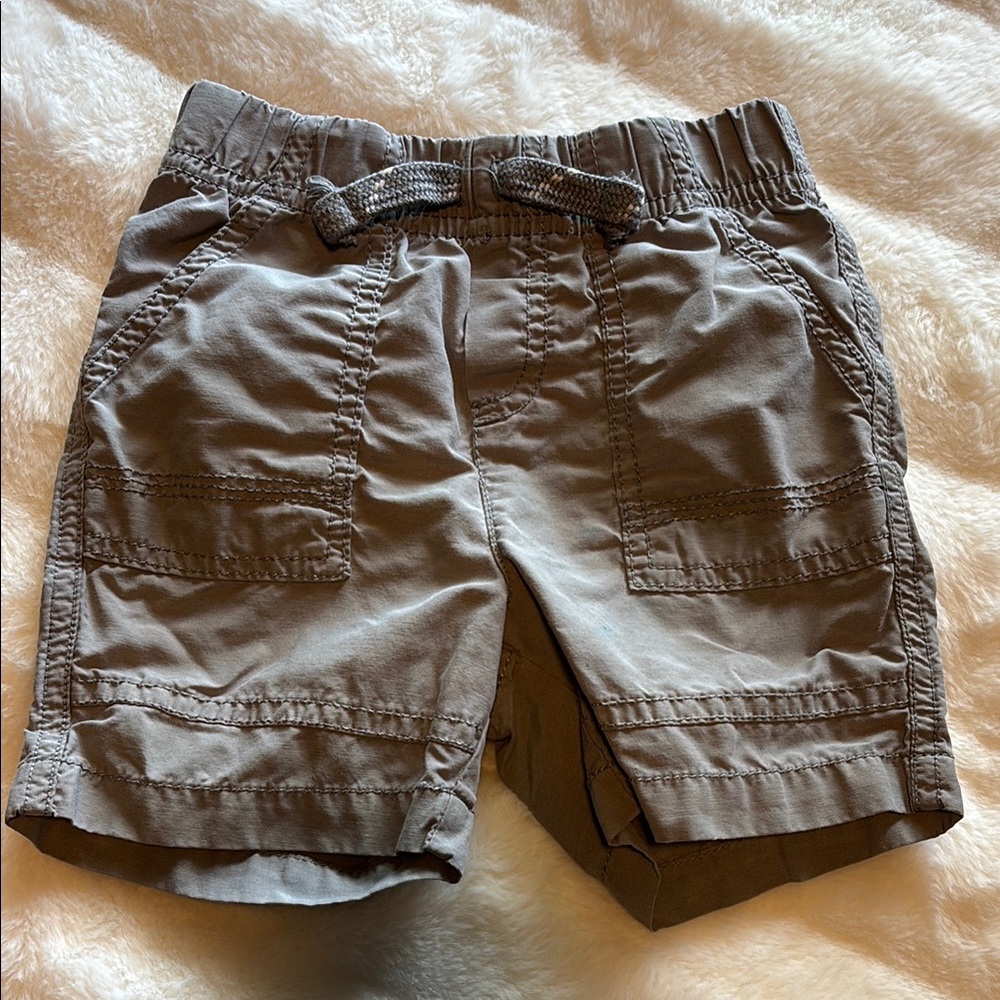 Kids Tan Cargo Shorts